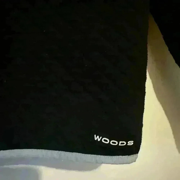 Women’s Black Woods Farnham Quilted Cotton Pullover Size  Medium - Picture 5 of 6